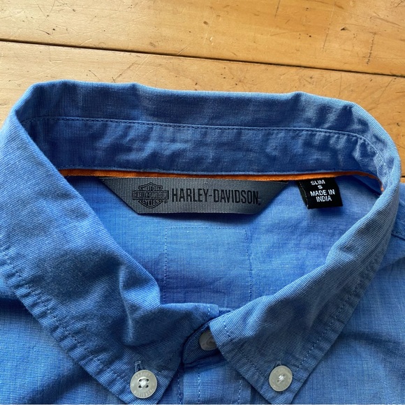 Harley Davidson Logo Button Up Shirt - Picture 3 of 10